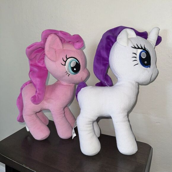 Hasbro Other - My Litte Pony "Rarity" retired Plush White Purple, Pink Pony Also (Bundle)